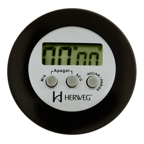 Temporizador Cronômetro Regressivo Progressivo Preto 3308