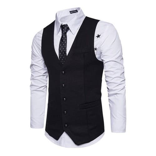 Colete Social Slim Corte Italiano Original Masculino - Regulagem
