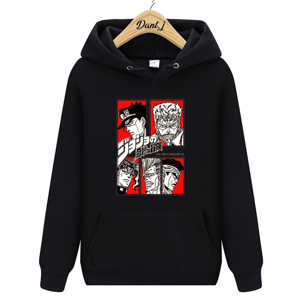 Moletom casaco de frio Jojo`s Bizare  Plus Size G1 Ao G4 Blusa masculina Promoção Top