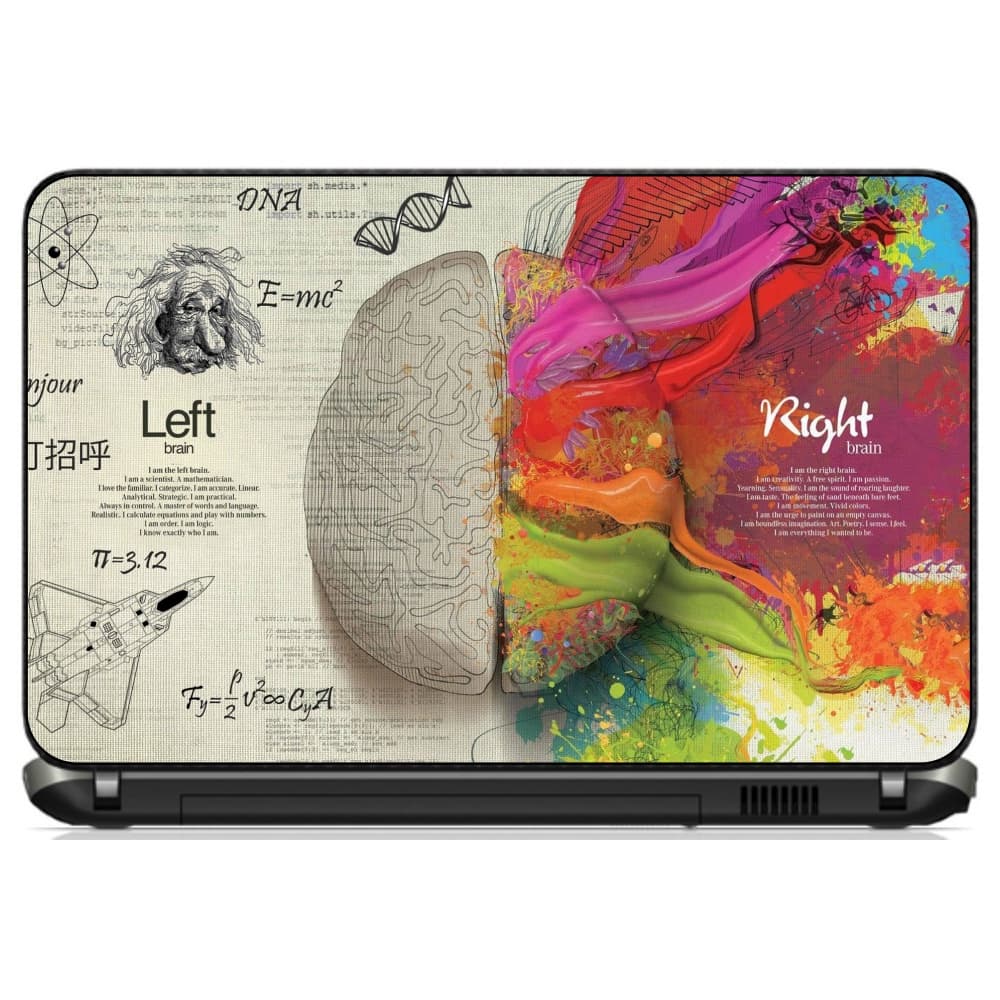 Adesivo Personalizado Skin Pelicula Notebook Macbook Tablet Ciencias [09] Cerebro Mente Pisicologia