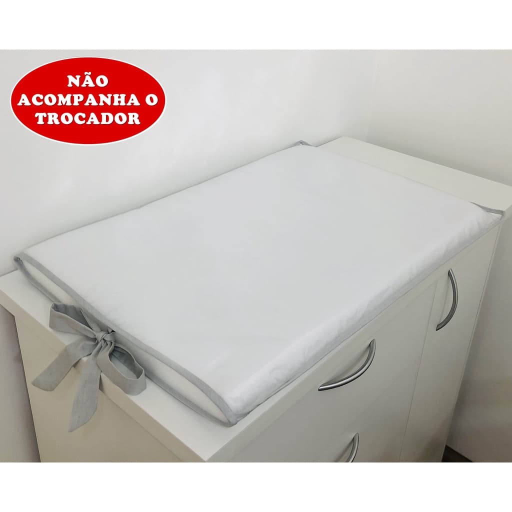 Capa Plástica Transparente Trocador Reto - Promoção- varias cores