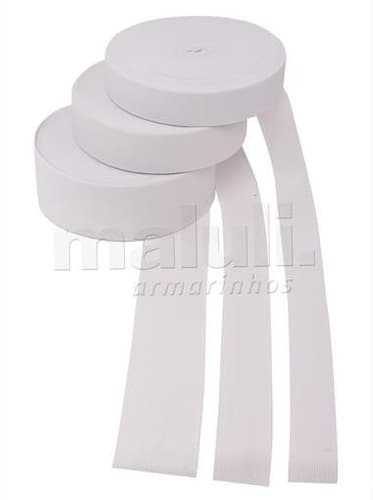 4 Rolos Elástico Largura 30 Mm =  3cm  - Total De 100 Mts