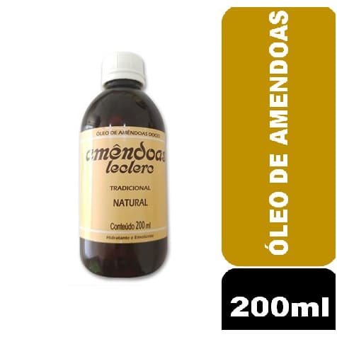 Óleo de Amêndoas Doce 200ml Leclerc Tradicional Natural