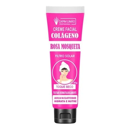 Creme Facial Rosa Mosqueta Capim Limão 40g