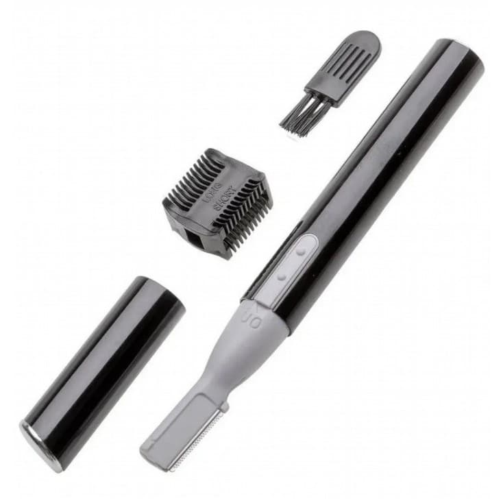 Mini Depilador Facial Caneta Elétrico Aparador Buço Sobrancelha Nariz preto