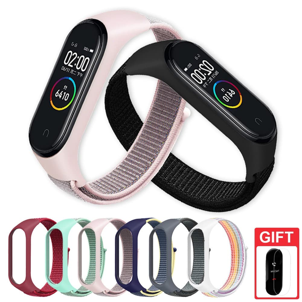 Faixa De Substituição De Nylon Para Xiaomi Mi Band 7 6 5 4 3