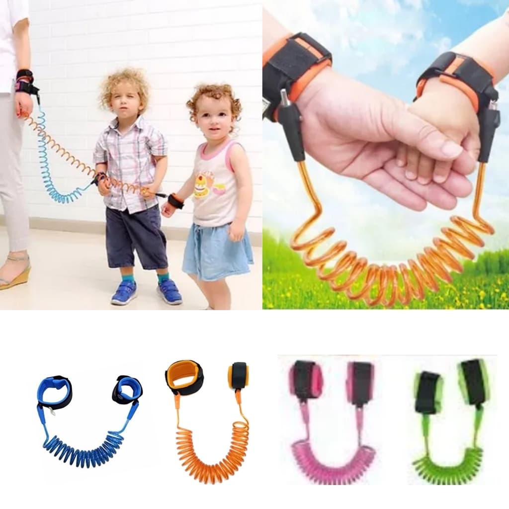 Guia De Segurança Anti Perda Coleira Pulseira Pulso Criança