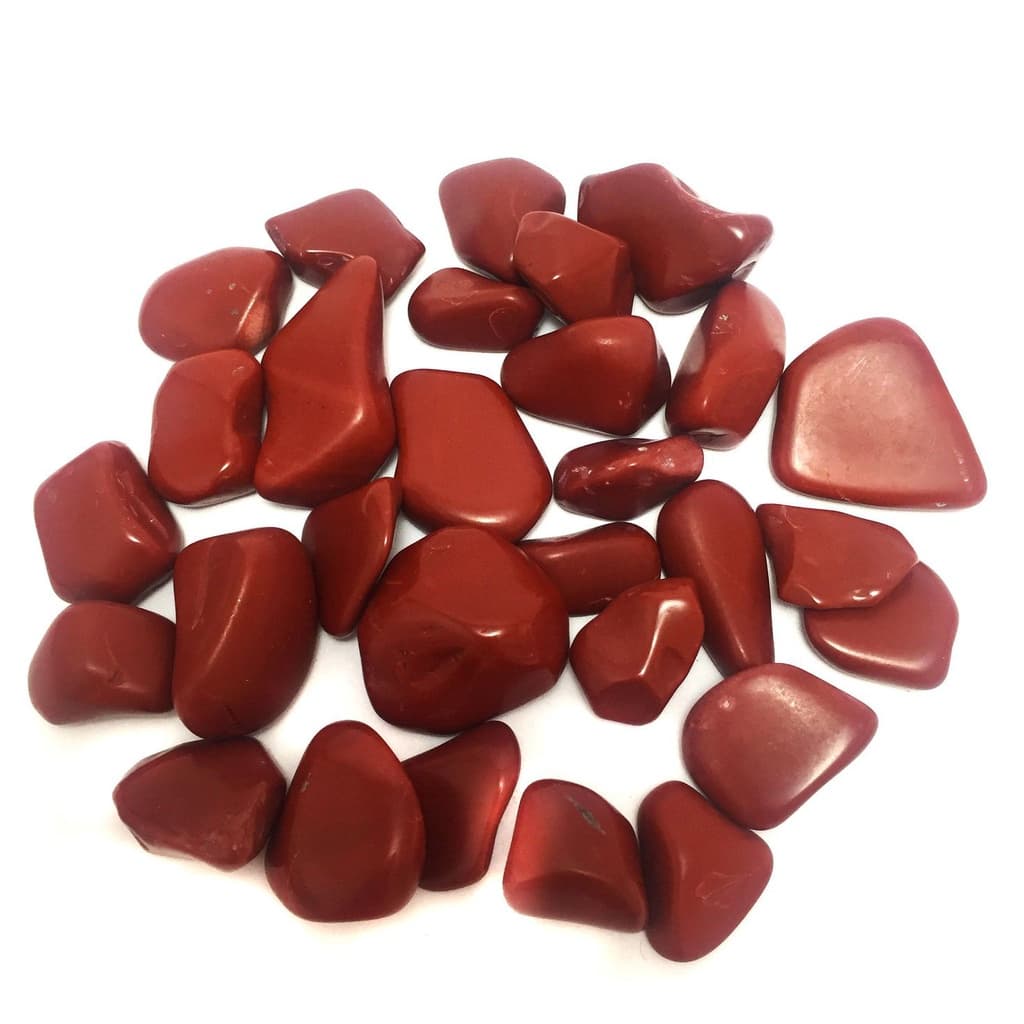 Kit de Pedra Jaspe Vermelho Natural Cristais Naturais 100g - P