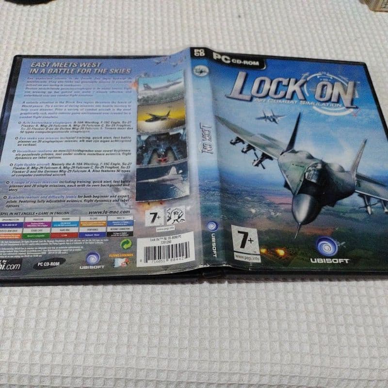Lock On Air Combat Simulation - Pc CD-ROM Ubisoft 2003