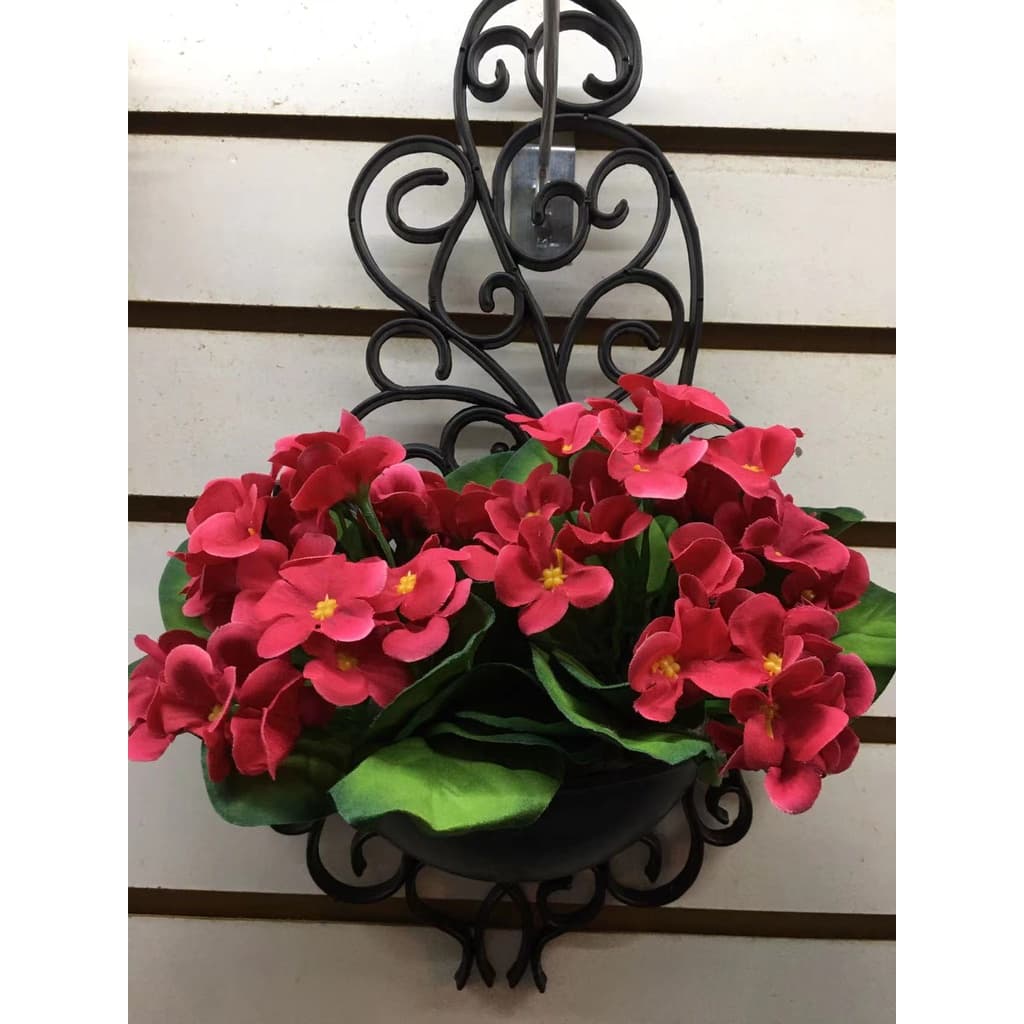 Vaso de Parede com plantas artifiais