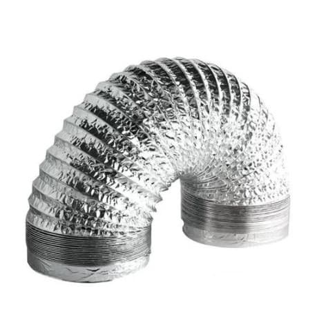 Duto Flexível 300mm 5 Metros Em Aluminio Ventilação Industrial Saida de Ar Para Exaustores Coifa