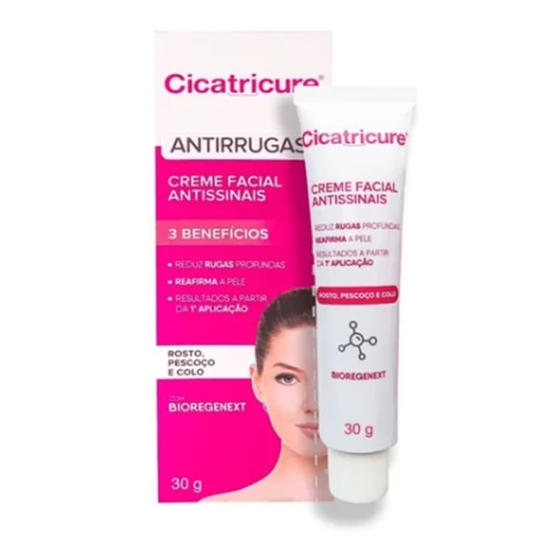 Creme Facial Cicatricure Antissinais Bioregenext 30g