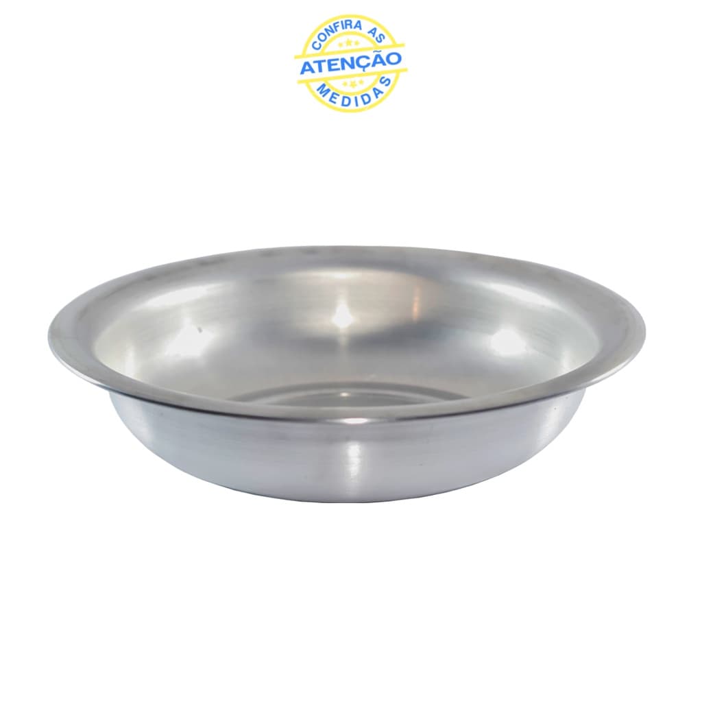 Bacia Grande Para Banho Multiuso N 40 Cm Em Aluminio