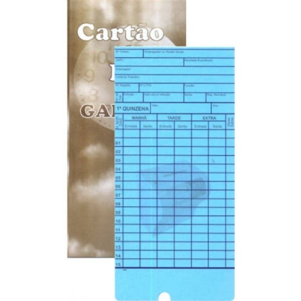 Cartão de ponto tecnibra 50 unid