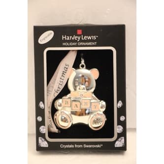 Natal Ursinho Baby Christmas Crystals From Swarovsky Harve