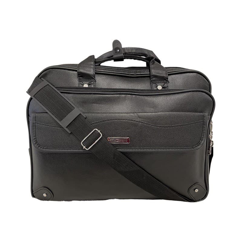 Pasta executiva Transversal Bolsa Carteiro Couro Notebook