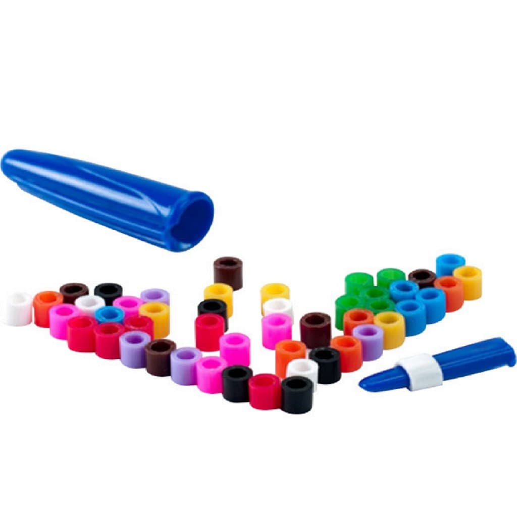 Anilhas plasticas coloridas Premium para canarios, mandarins, golds, calafates, manon (100 un)