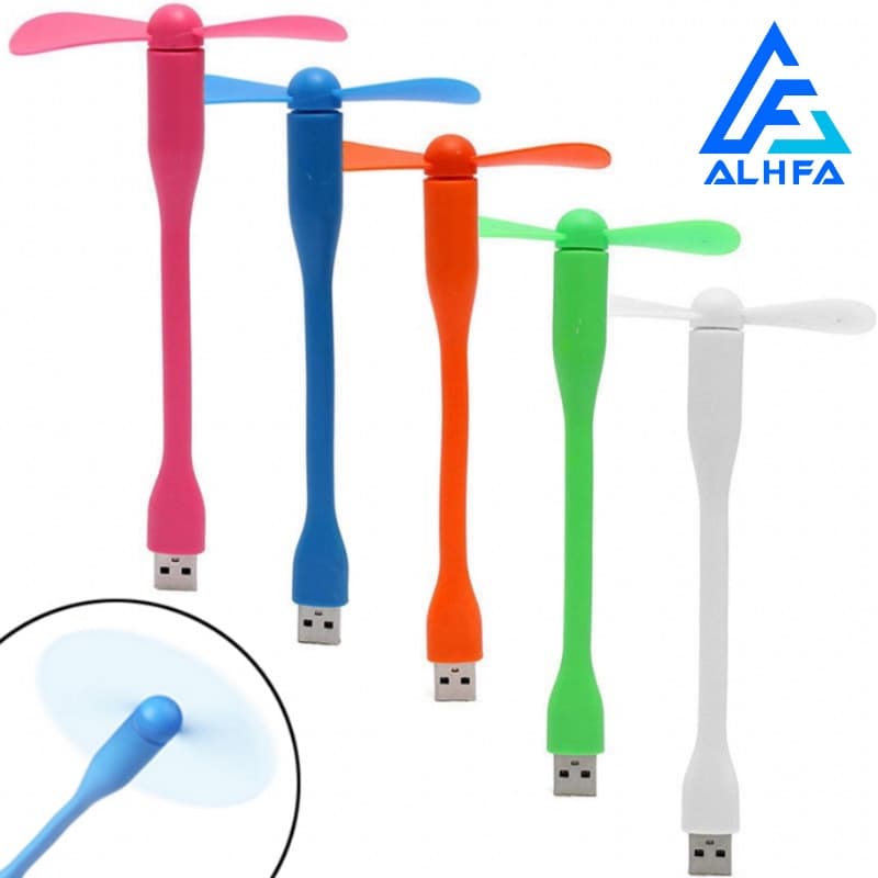 Bendable Removível Usb Ventilador Flexível Portátil Power Bank & Computador