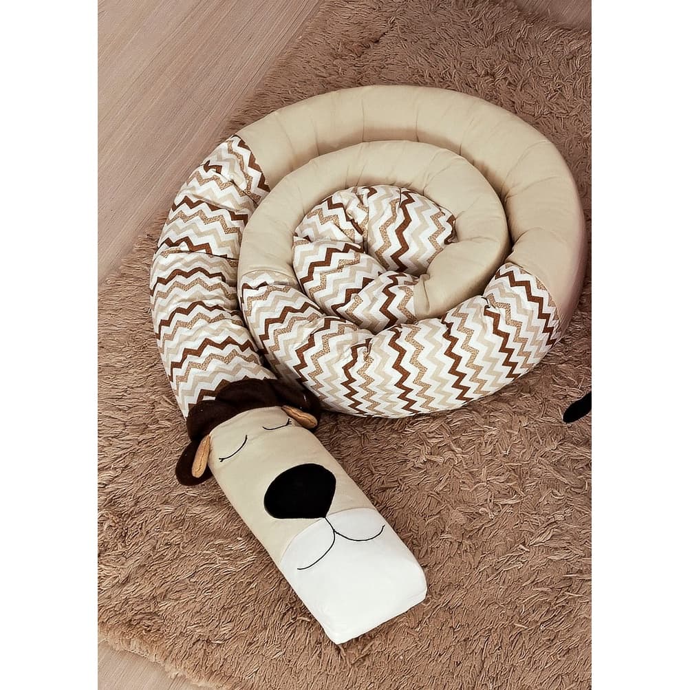 Protetor de Berço Rolinho Bichinho Leão Envio Imediato