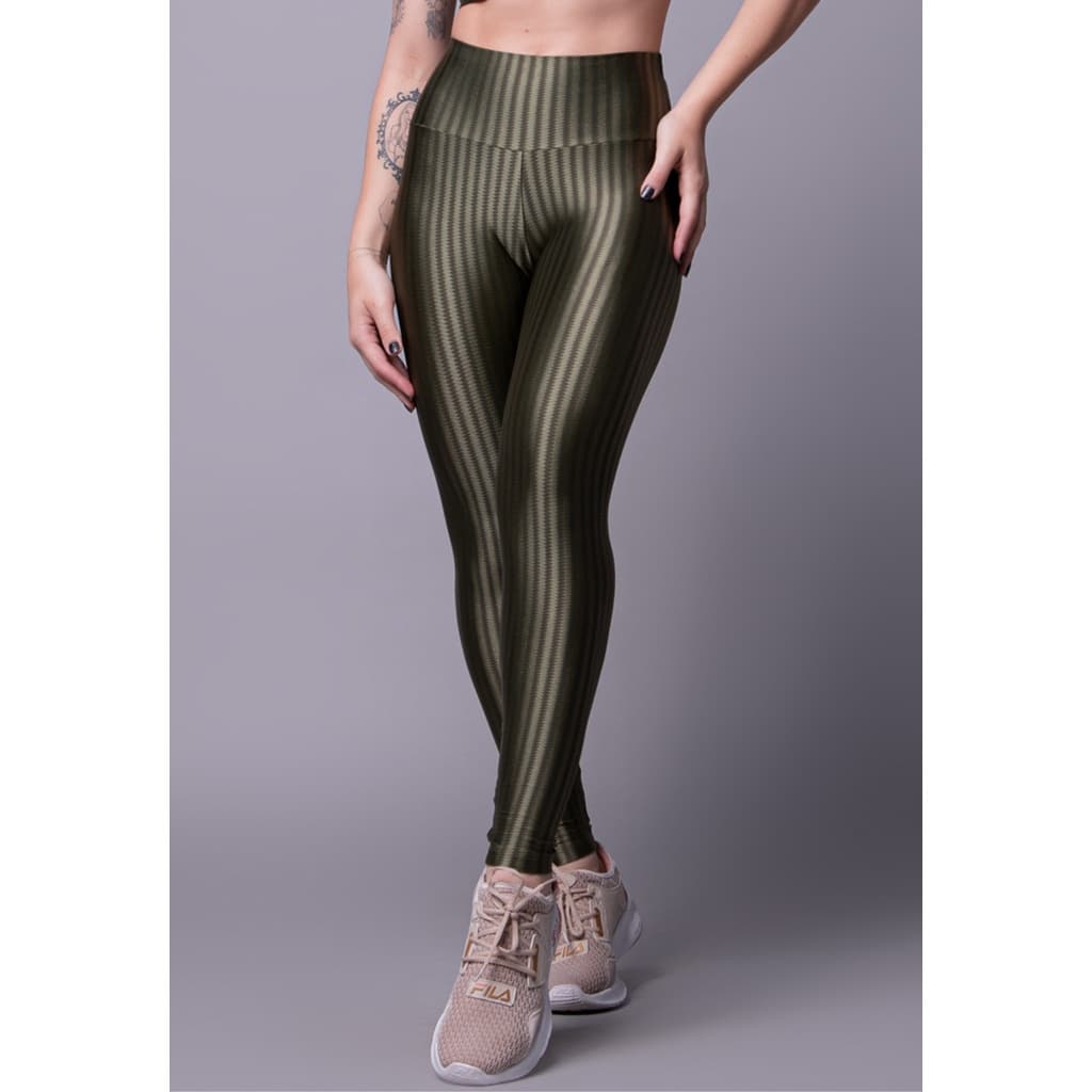 Promoção Calça Legging Feminina New Zig Poliamida 3D