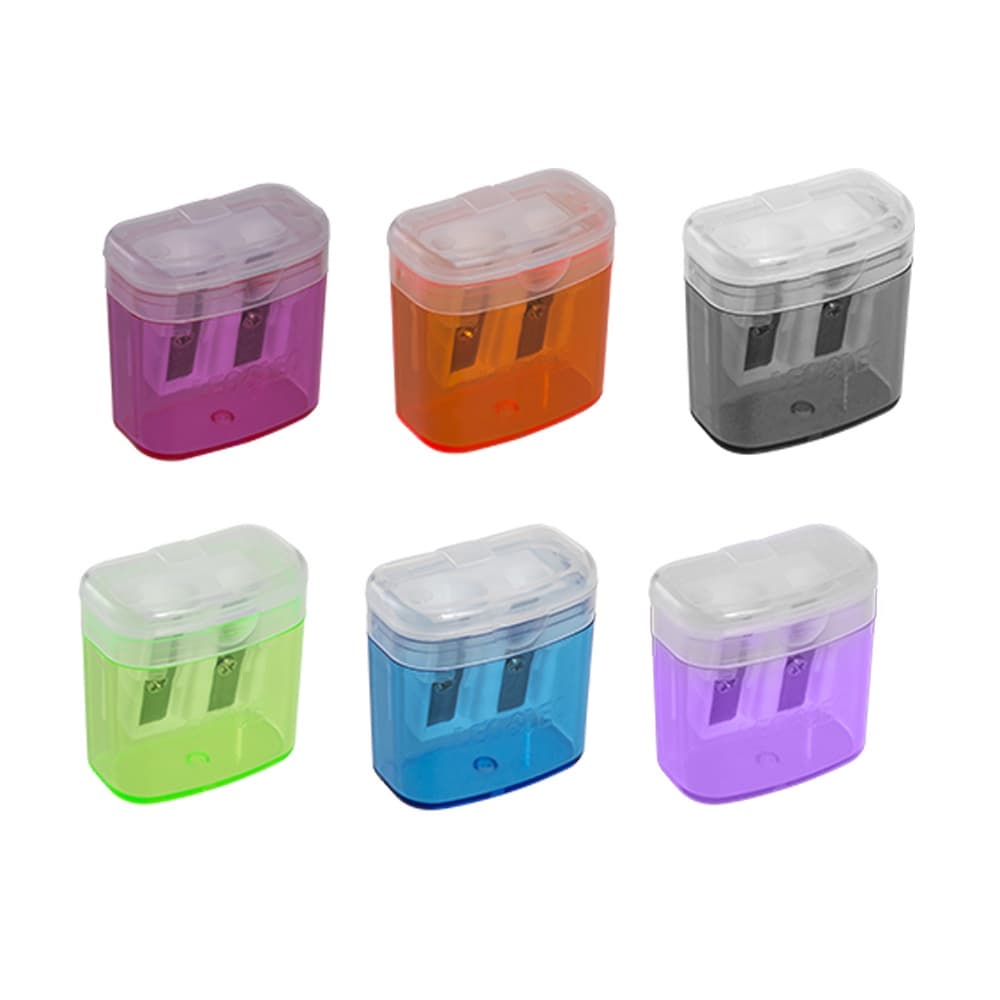 Apontador Duplo Cestinha Com Depósito