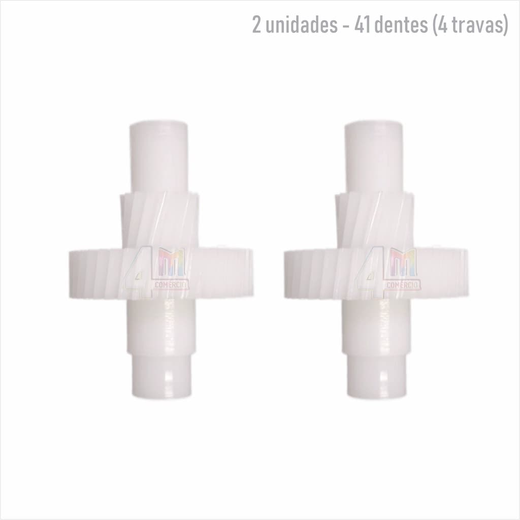 2 Engrenagens Batedeira Compatível Arno 41 Dentes 4 Travas NBCA