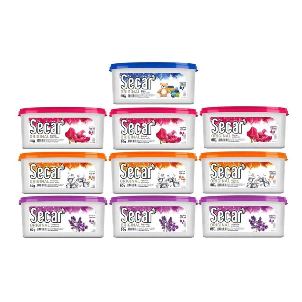 Kit C/ 4 Unid. Desumidificador Anti Mofo - Secar - 80g