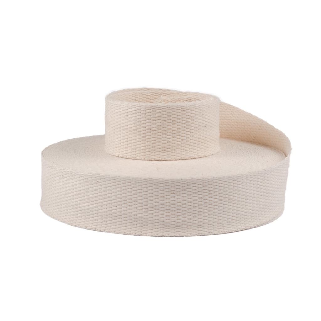 Alça de Algodão Reforçada 4 cm Cru MW 440 - 20 metros