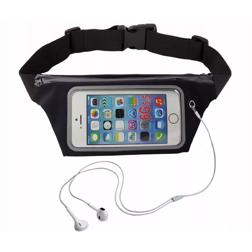 Doleira Slim Impermeável Celular Até 7,5 polegadas Chave Dinheiro Passaporte