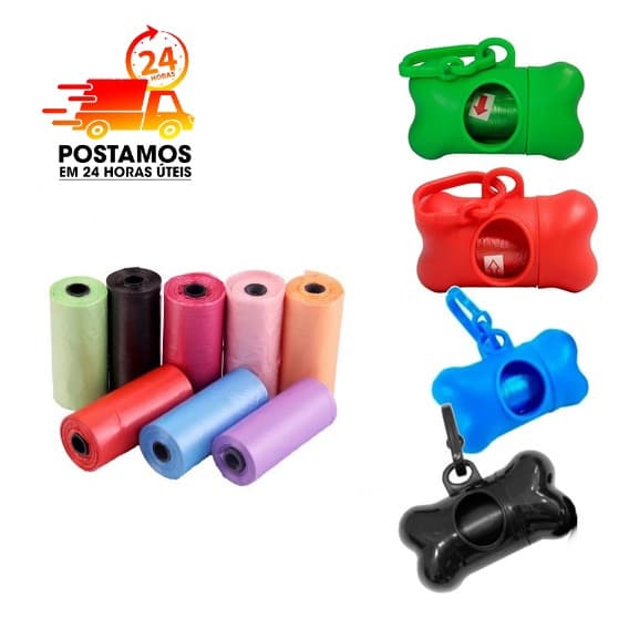 Kit Higiênico Cata Caca Coco Pets Cachorro saquinhos passeio