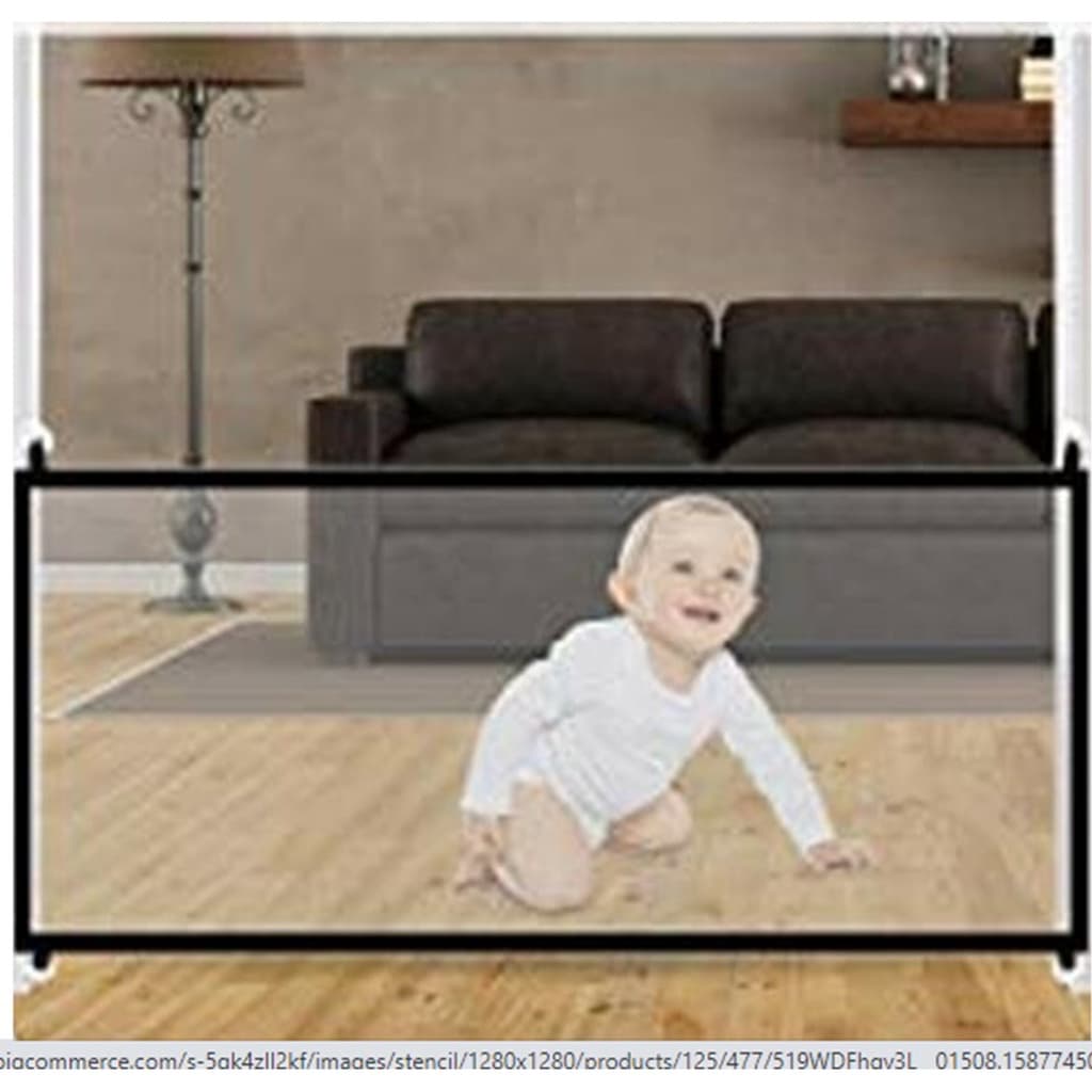 Tela de proteção para cachorro ou bebê cerca para interior de casa ou apartamento - 1,75m (Largura) x 0,75m (altura)