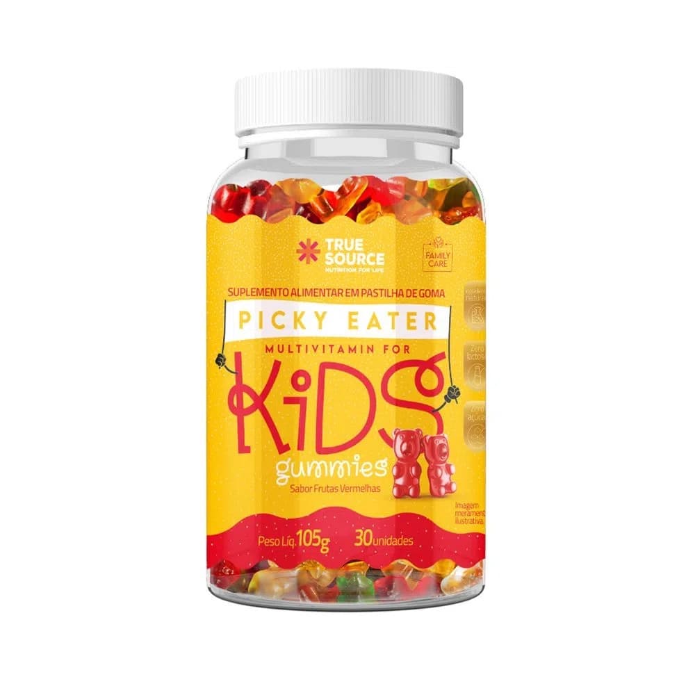 Multivitamínico Kids 30 Gomas Cada - True Source (Multivitamínico Para Crianças)