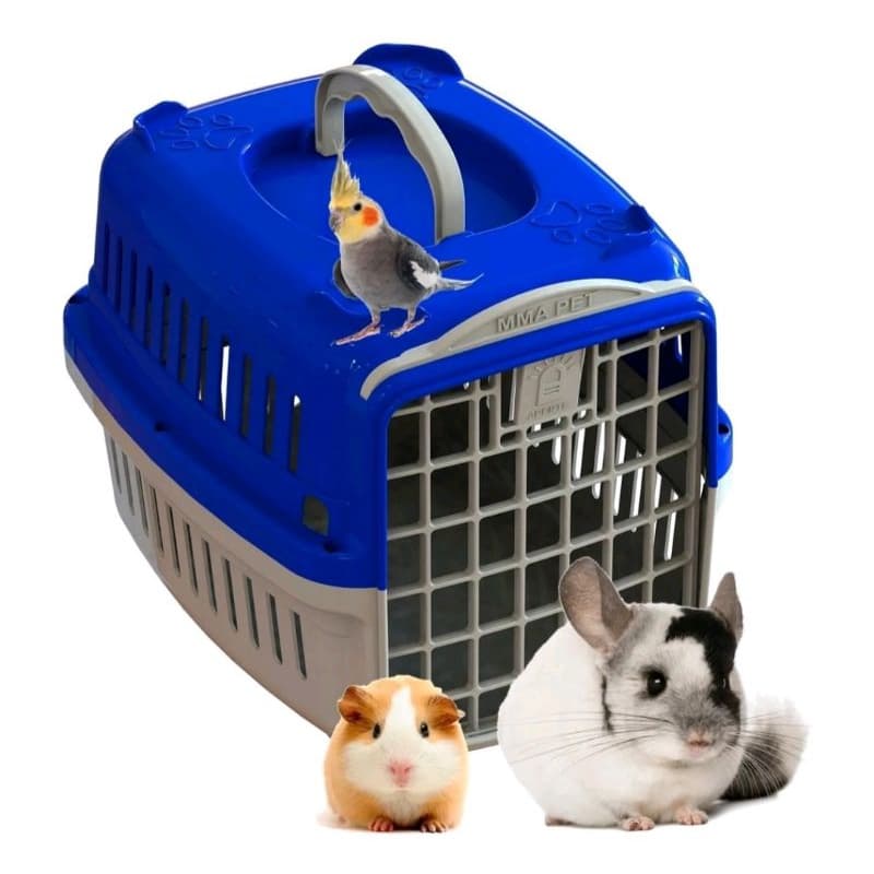 Caixa transporte para Calopsitas-Cães e Gatos filhotes-Porquinho da Índia- Coelho.