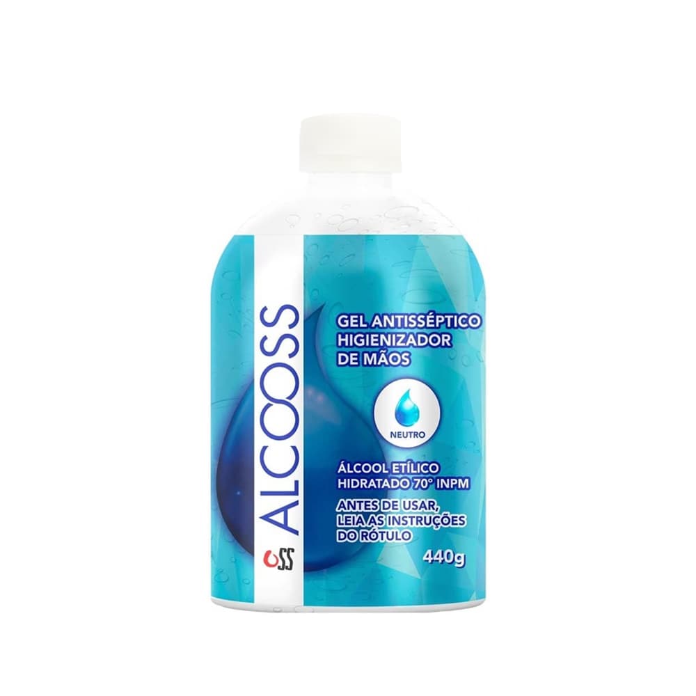 Álcool em Gel 70% 440g Alcooss