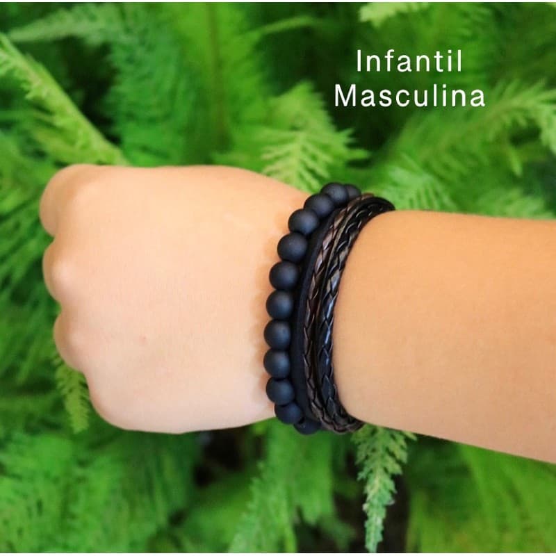 KIT PULSEIRAS INFANTIL/ADULTO Masculina