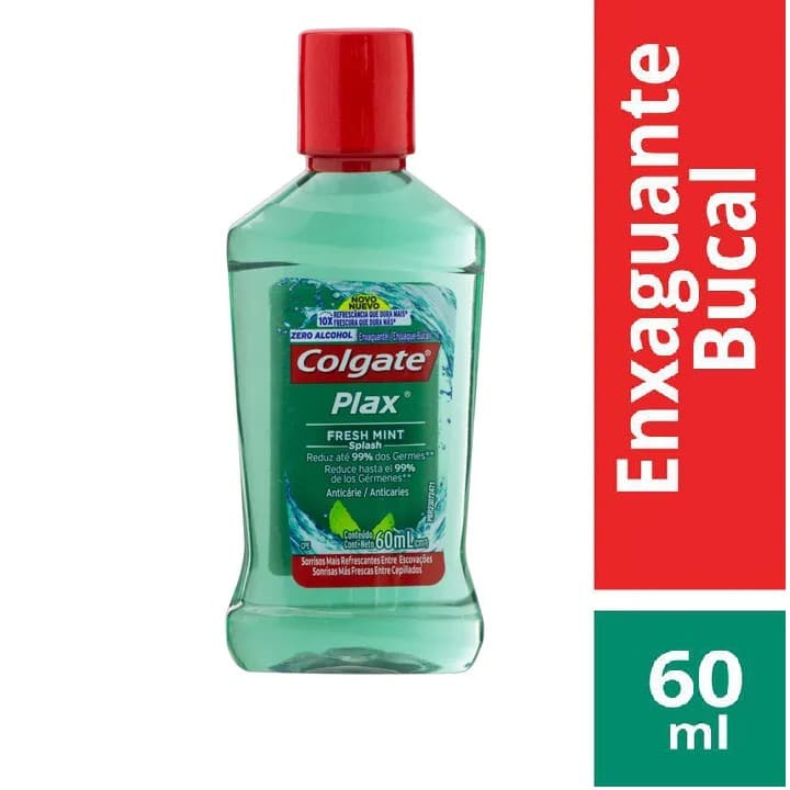 Enxaguante Bucal Colgate Plax Fresh Mint 60ml
