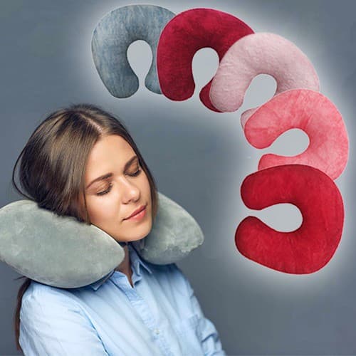 Almofada De Viagem / Travesseiro Apoio De Viagem Cervical Macio E Confortavel