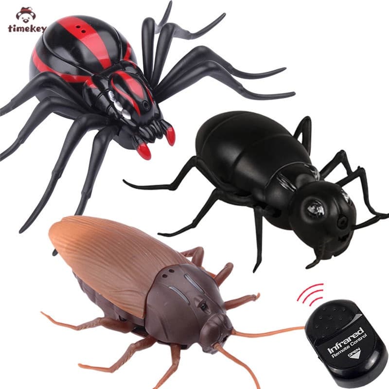 Brinquedo Animal Aranha De Controle Remoto Infravermelho / Brinquedo Insetos Joke Assustadora / Truque