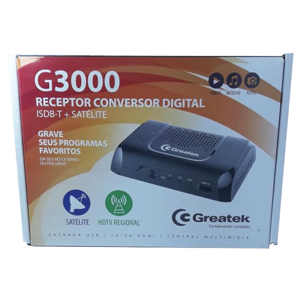 conversor e receptor de parabólica G3000