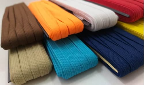 50 Mts Elástico Colorido Tiaras N.12 - 7 Mm Em 10 Cores Dif.