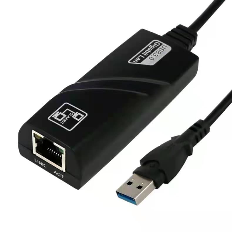 Placa de Rede Externa USB 3.0 P/ RJ-45 Rede Gigabit 10/100/1000mbps