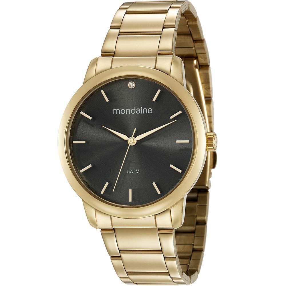 Relogio Mondaine Dourado  Feminino 53616LPMVDE1