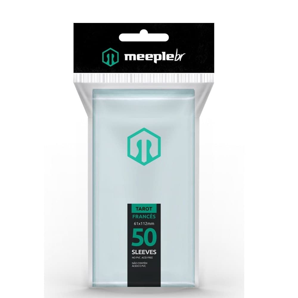 Sleeves Tarot Frances 61x112mm - Meeple BR - Original