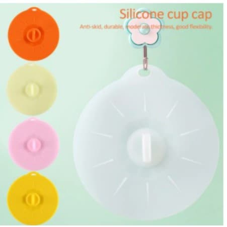 Kit c/ 3 tampas de Silicone Protetora para Xicaras e Copos Anti-Moscas ~C&S BAZAR ~