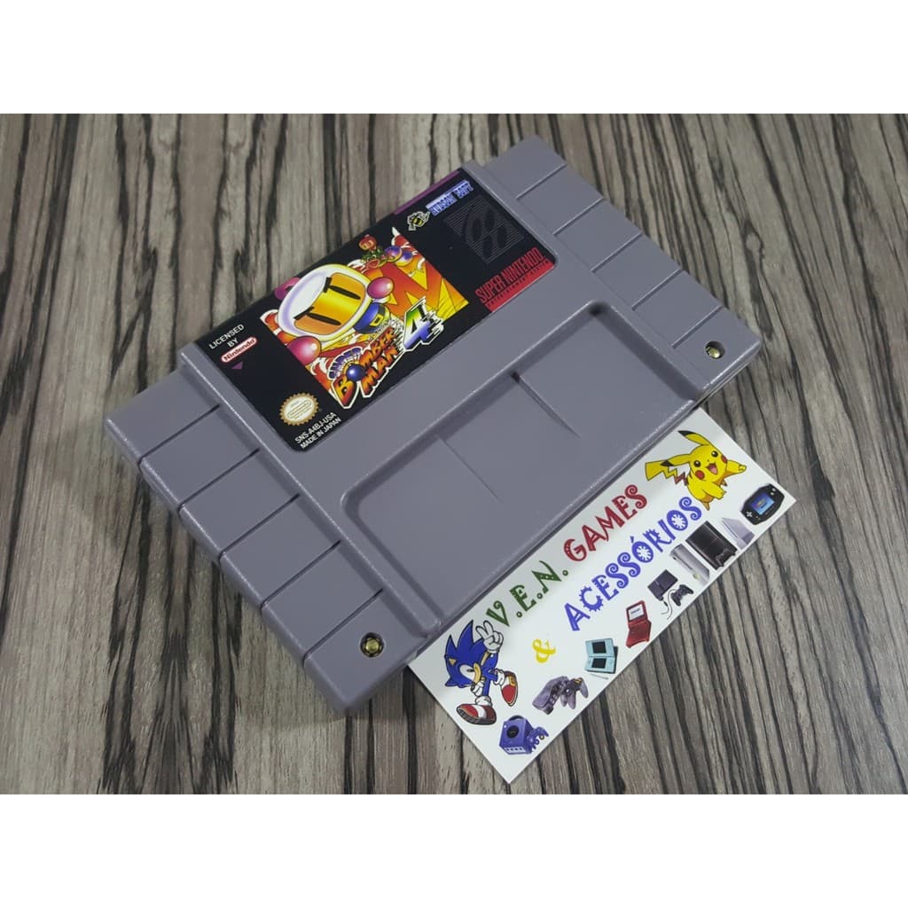 Super Bomberman 4 P/ Super Nintendo + Garantia!!!!!!