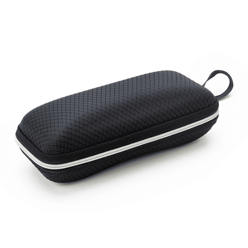 Estojo Protetor Porta Óculos De Sol E Grau Preto Com Zíper Eyewear