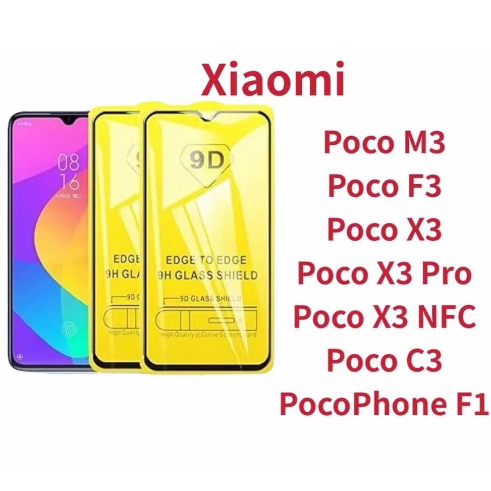Kit 2 Película De Vidro 3D Xiaomi Poco X5 X6 X7 Pro M3 X3 F3 C3 X4
