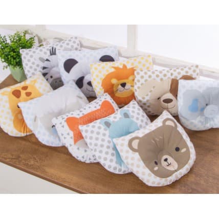 Travesseiro Anatomico Almofada Bichinhos Animais Bebe