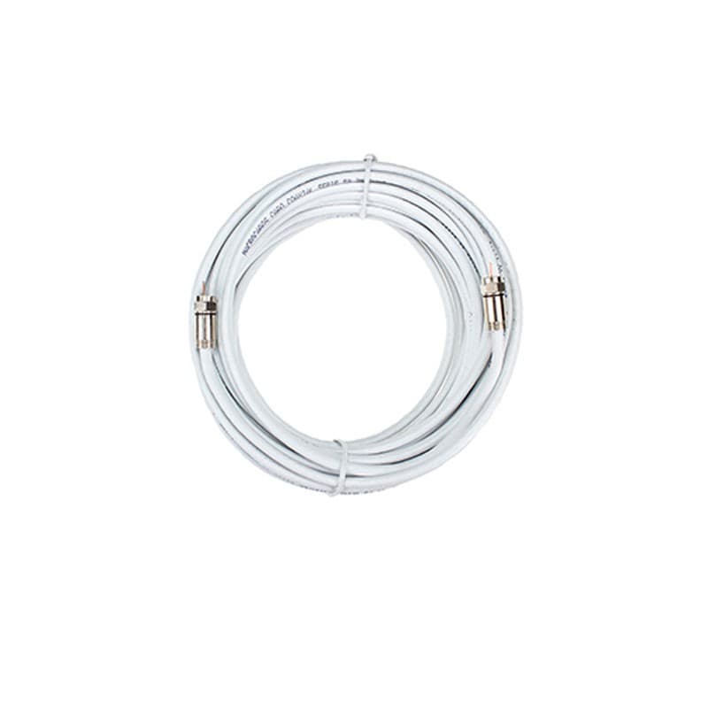 Cabo Coaxial RG6 5 metros para Antena de TV Montado Cabo RG6 95% Malha 75 OHMS