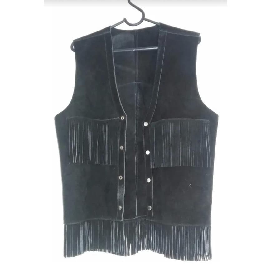 Colete Country Couro Legítimo Masculino/ Feminino